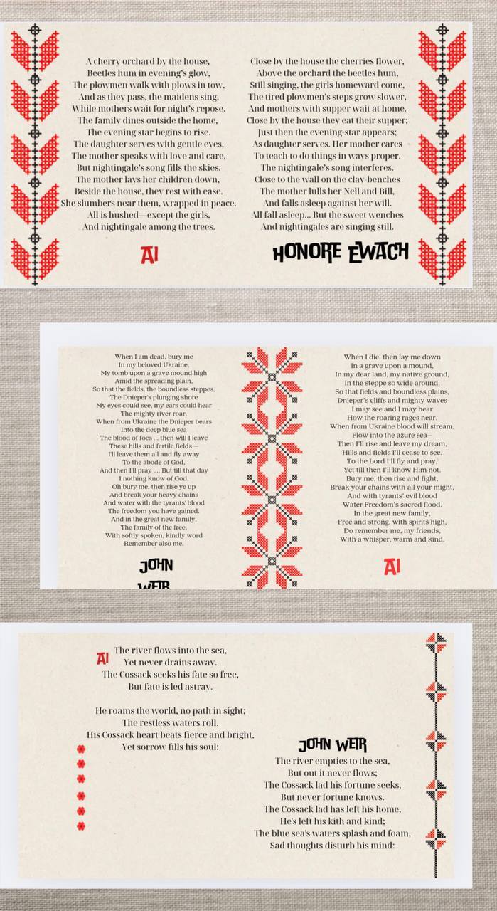 Порівняння перекладу прози